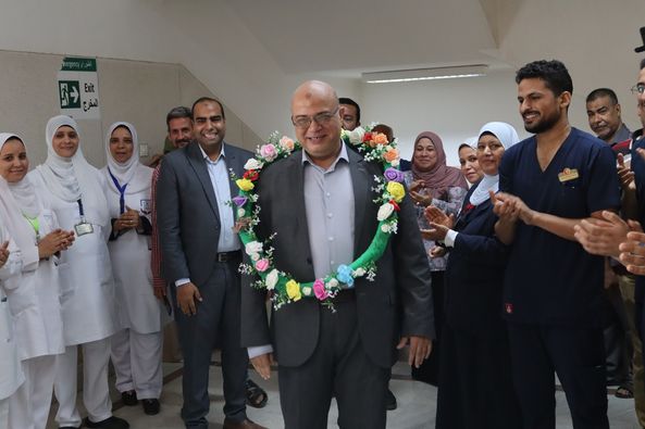Assiut University Hospitals honors Professor Dr. Ihab Fawzy in appreciation of his efforts