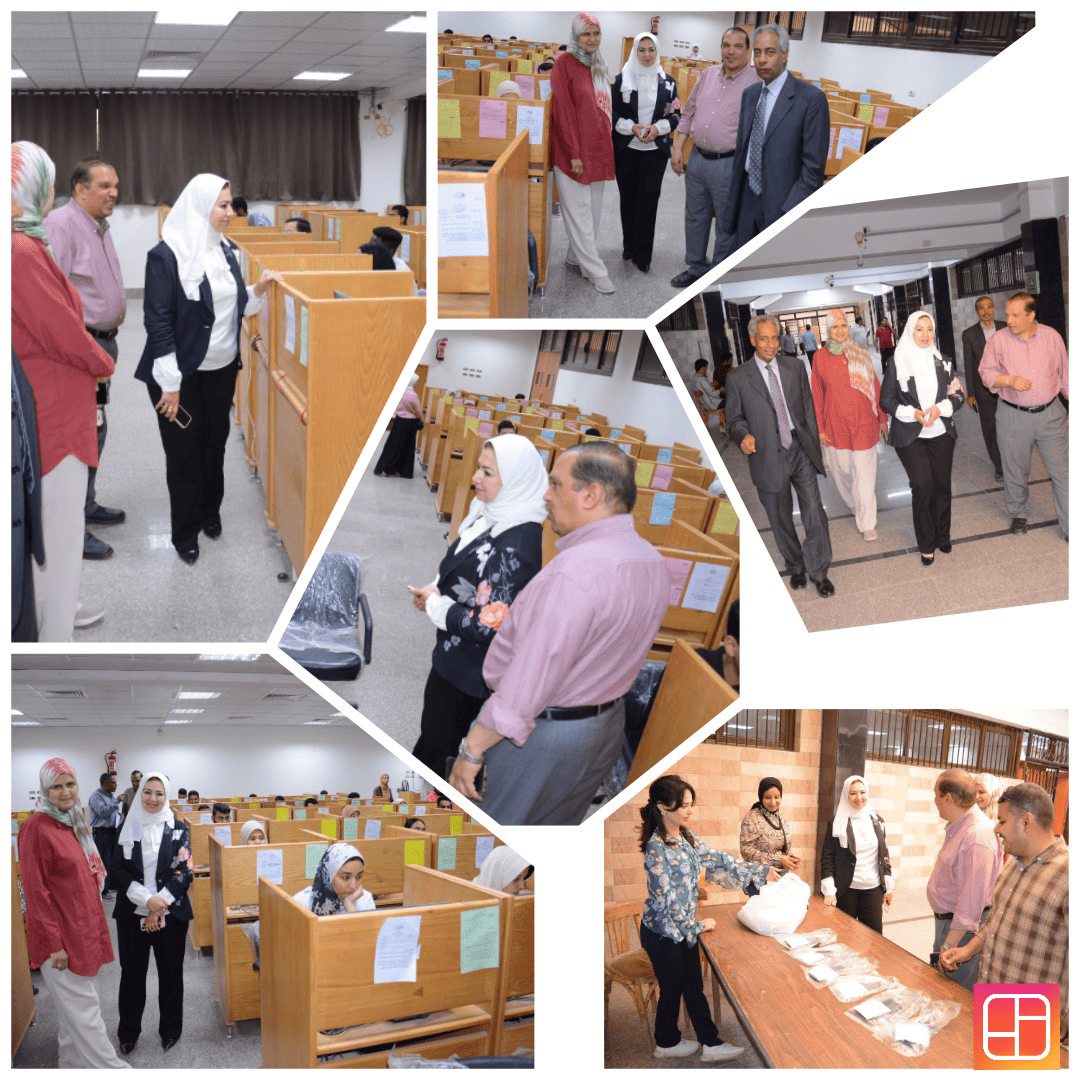 جولة عميد كلية الصيدلة لمتابعة سير إمتحانات الفصل الدراسى الثانى للعام الجامعى 2024/2025 م