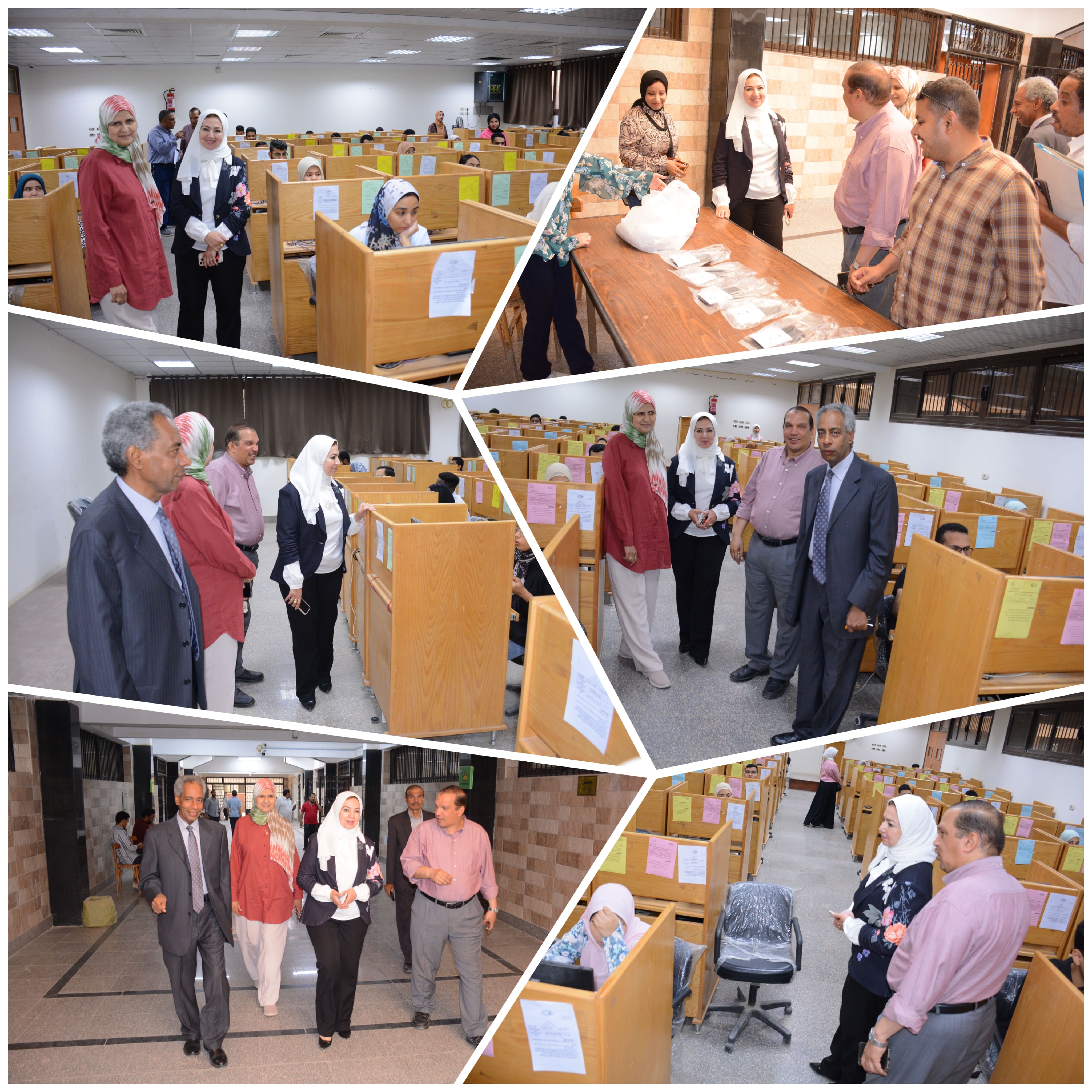 جولة عميد كلية الصيدلة لمتابعة سير إمتحانات الفصل الدراسى الثانى للعام الجامعى 2024/2025 م