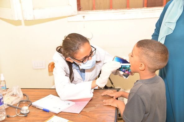 The Faculty of Medicine continued its health awareness and free medical examination activities through integrated health convoys to Sanbu village - Dayrut Center - Assiut Governorate, September 21-22, 2024.