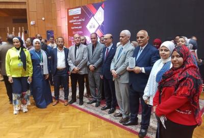 The follow-up and self-reform work team at Al Rajhi Hospital won second place in the “Best Work Team Category” in the Assiut University Award for Quality and Excellence in its second session 2023.