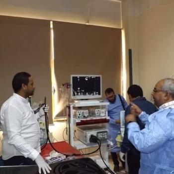 High-precision Japanese Pentax and Hitachi endoscopic devices for detecting pancreatic and digestive system tumors at Al Rajhi Hospital, Assiut University.