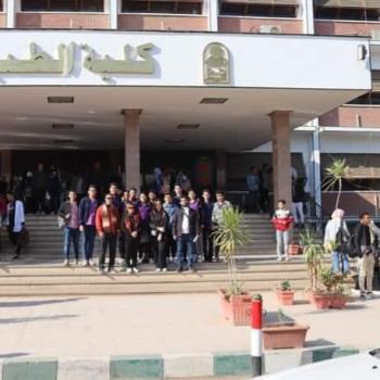 Visit of students from Franciscan Secondary School for Boys in Assiut to the Faculty of Medicine