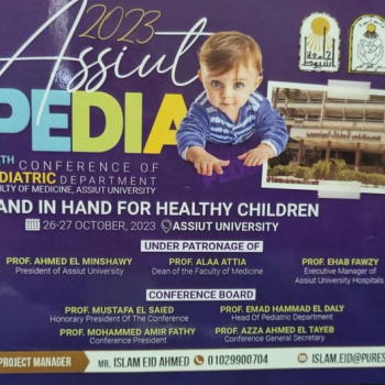 Invitation to the twentieth annual conference of the Department of Pediatrics at Assiut University