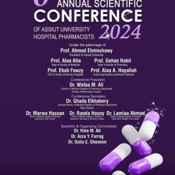 An invitation to the sixth annual scientific conference for pharmacists at Assiut University Hospitals