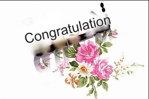 Congratulation